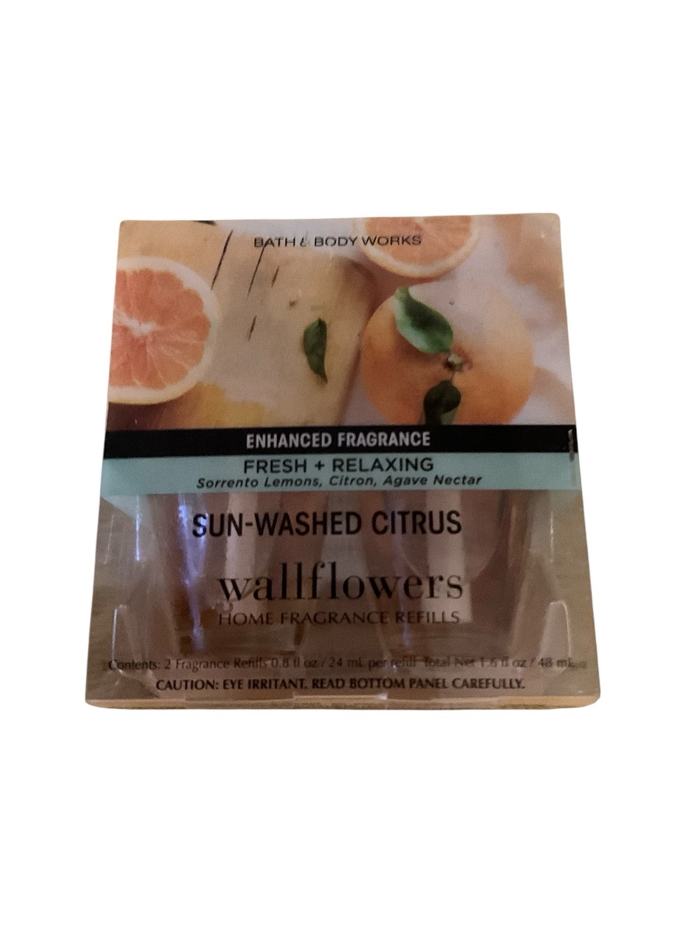 Bath & Body Works Sun-Washed Citrus Wallflowers Refill - Orange, Green